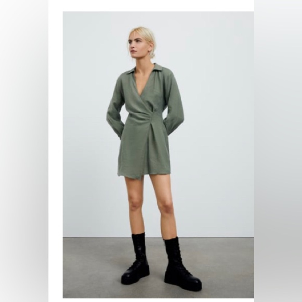 Zara Green Dress